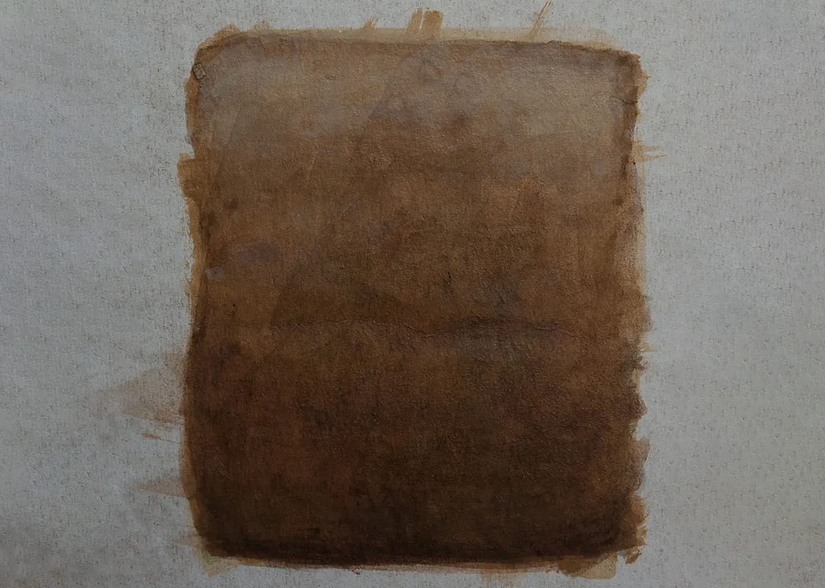 increasing contrast on worn-out leather on Ein Stein's apron - miniature painting tutorial by Minichix Studio