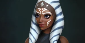 The Knight bust - stylised 1/10th scale sci-fi STL file from the Sci-Fi Princesses series designed and sculpted by Minichix Studio