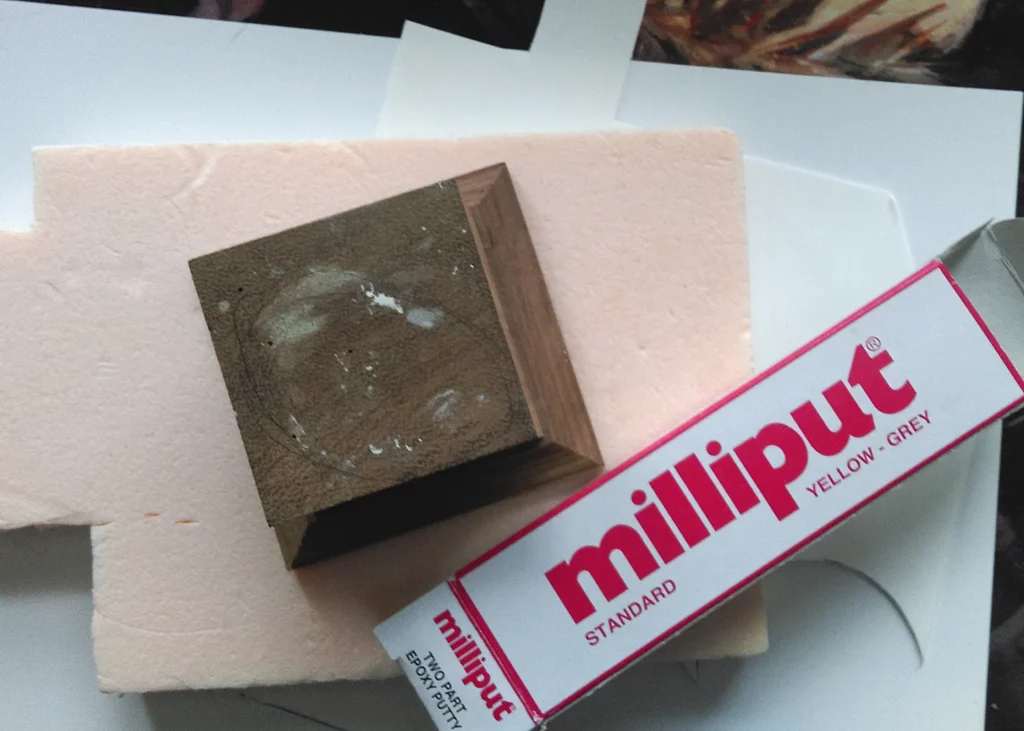 Materials used in creation of the pirate base - step-by-step miniature painting tutorial by Minichix Studio.